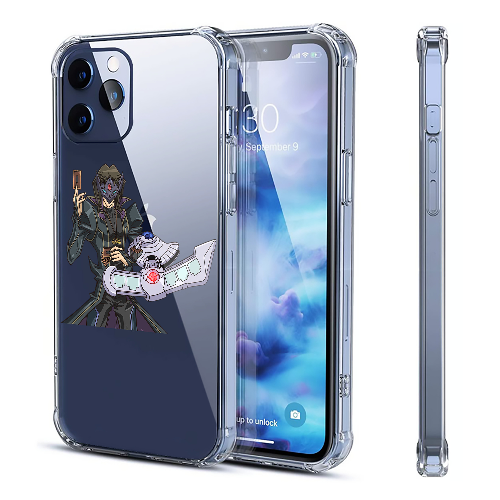 （画像用） 遊☆戯☆王 Yu-Gi-Oh! 【iPhone 12シリーズ対応】透明スマホケース（クリアソフトケース）